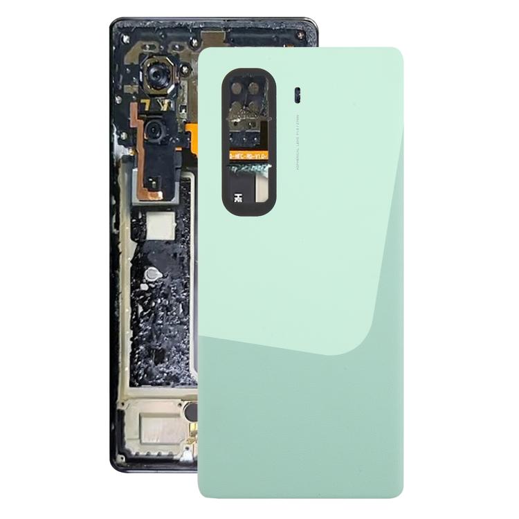 For Infinix Hot 50 Pro+ 4G X6880 Original Leather Back Cover(Green) - Back Cover by buy2fix | Online Shopping UK | buy2fix