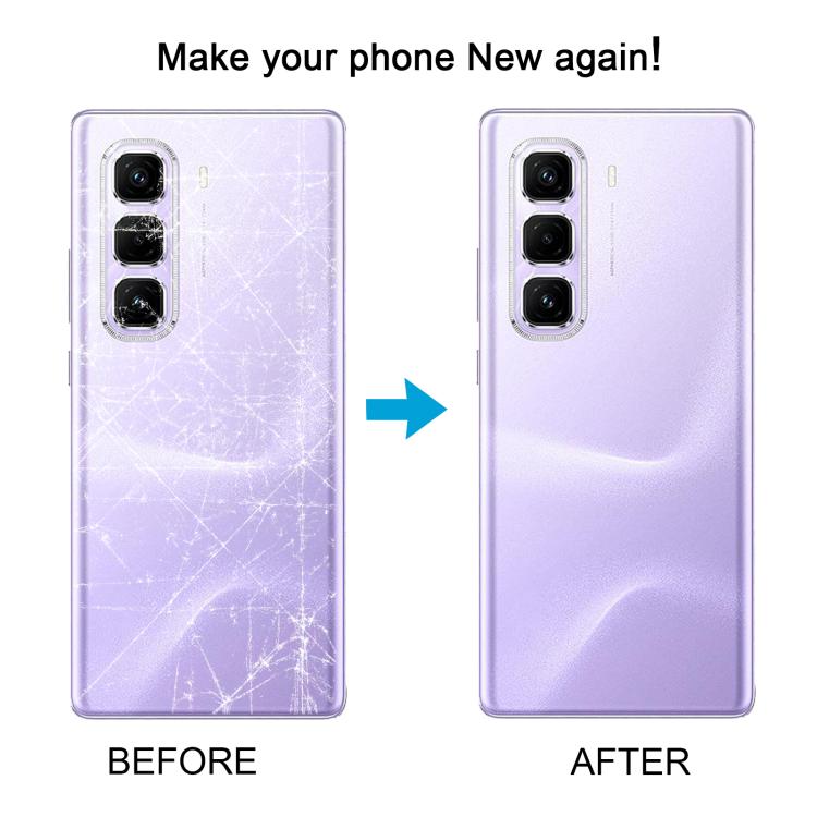 For Infinix Hot 50 Pro+ 4G X6880 Original Leather Back Cover(Pink) - Back Cover by buy2fix | Online Shopping UK | buy2fix