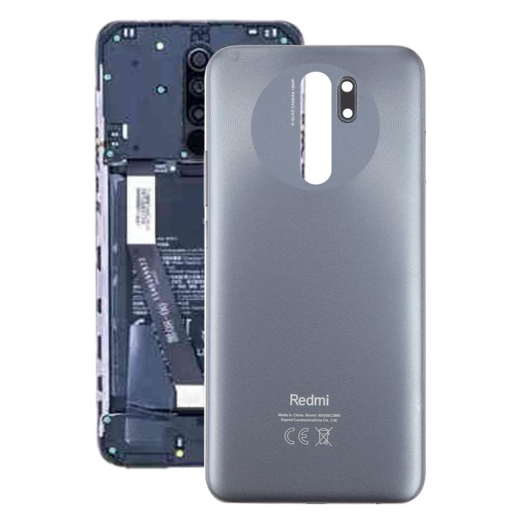 For Xiaomi Redmi 9 OEM Plastic Back Cover(Gray) - Back Cover by buy2fix | Online Shopping UK | buy2fix