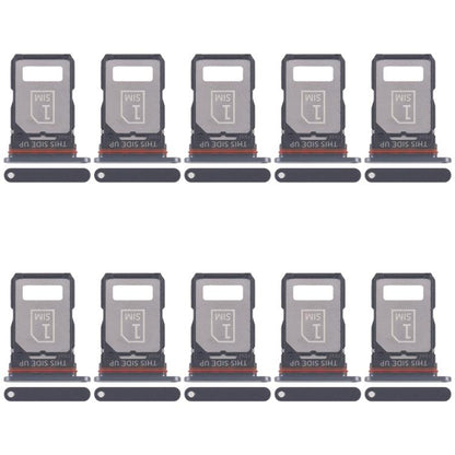 For Motorola Moto S30 Pro 10pcs Original SIM Card Tray + SIM Card Tray (Black) - Card Socket by buy2fix | Online Shopping UK | buy2fix