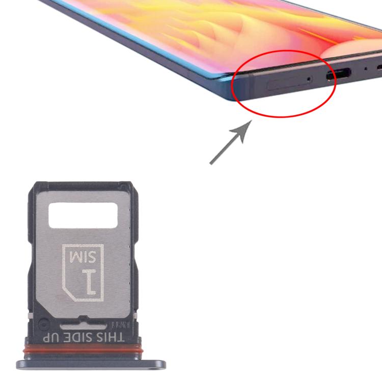 For Motorola Moto S30 Pro 10pcs Original SIM Card Tray + SIM Card Tray (Black) - Card Socket by buy2fix | Online Shopping UK | buy2fix