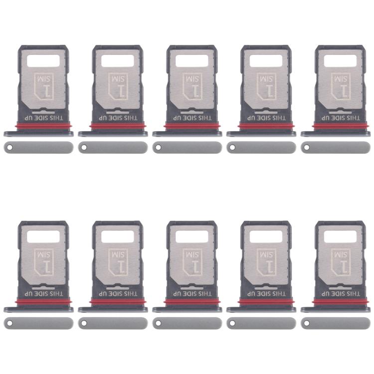 For Motorola Edge 60 Pro 10pcs Original SIM Card Tray + SIM Card Tray (Green) - Card Socket by buy2fix | Online Shopping UK | buy2fix