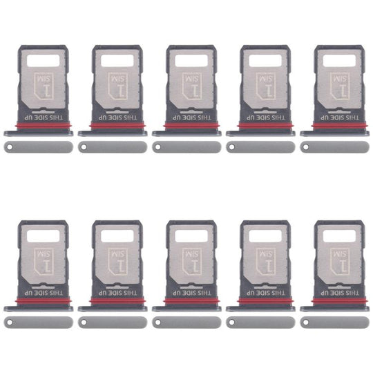 For Motorola Edge 60 Pro 10pcs Original SIM Card Tray + SIM Card Tray (Green)