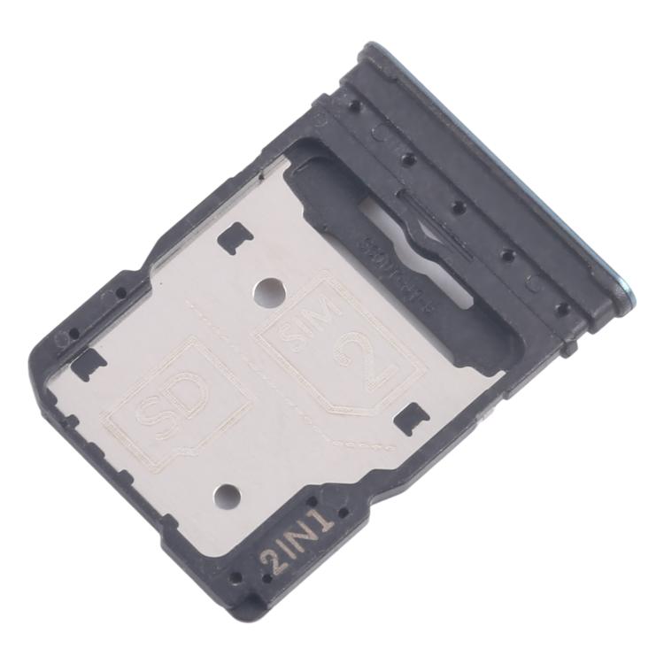 For Motorola Edge 60 Fusion 10pcs Original SIM Card Tray + SIM Card Tray / Micro SD Card Tray (Green) - Card Socket by buy2fix | Online Shopping UK | buy2fix