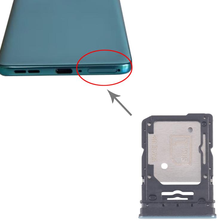 For Motorola Edge 60 Fusion 10pcs Original SIM Card Tray + SIM Card Tray / Micro SD Card Tray (Green) - Card Socket by buy2fix | Online Shopping UK | buy2fix