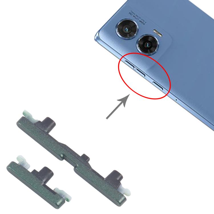 For Motorola G96 10pairs Power Button and Volume Control Button (Green) - Others by buy2fix | Online Shopping UK | buy2fix