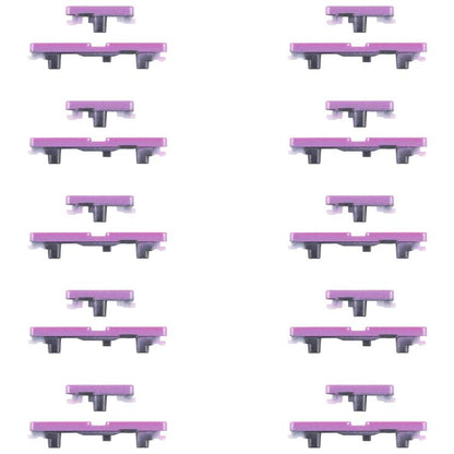 For Motorola G96 10pairs Power Button and Volume Control Button (Purple) - Others by buy2fix | Online Shopping UK | buy2fix