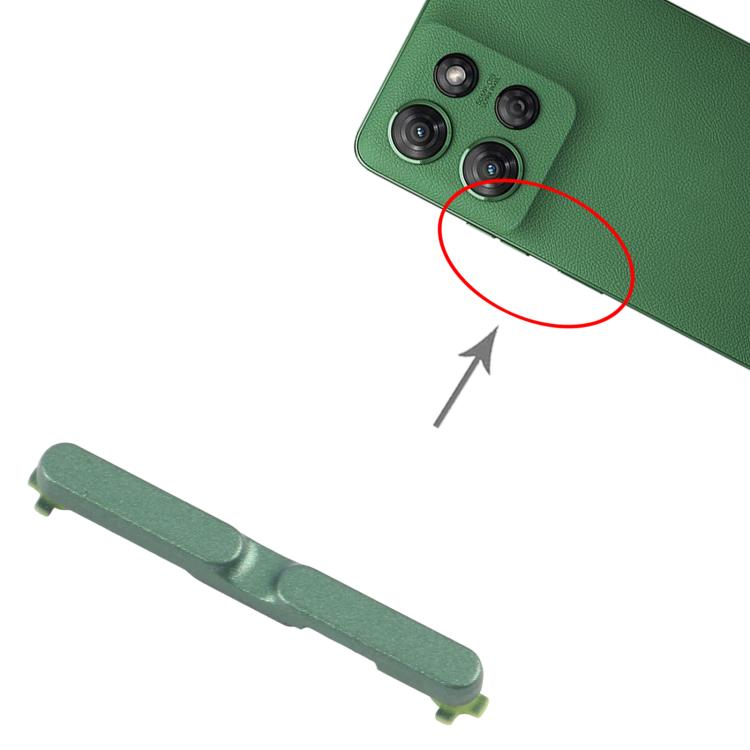 For Motorola Moto G Power 2025 5G 10pcs Power Button and Volume Control Button (Green) - Others by buy2fix | Online Shopping UK | buy2fix