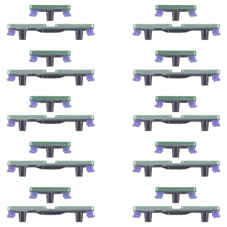 For Motorola Edge 60 10pairs Power Button and Volume Control Button (Green) - Others by buy2fix | Online Shopping UK | buy2fix