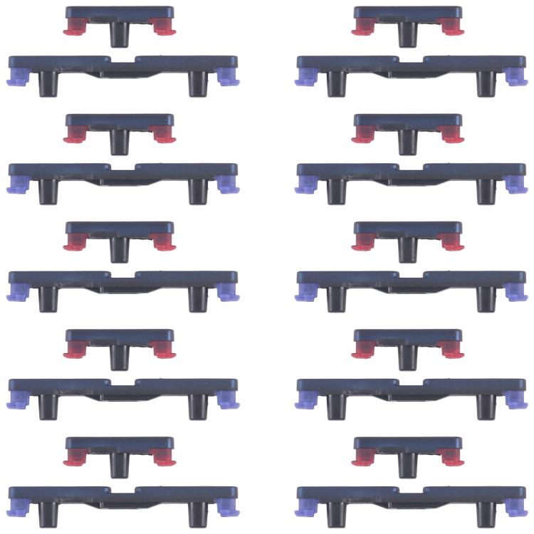 For Motorola Edge 60 10pairs Power Button and Volume Control Button (Blue) - Others by buy2fix | Online Shopping UK | buy2fix