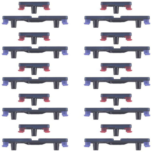 For Motorola Edge 60 10pairs Power Button and Volume Control Button (Blue) - Others by buy2fix | Online Shopping UK | buy2fix