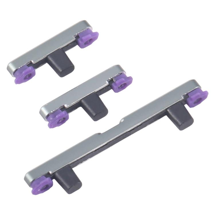 For Motorola Edge 60 Pro 10pairs Power Button and Volume Control Button (Grey) - Others by buy2fix | Online Shopping UK | buy2fix