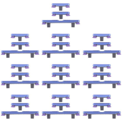 For Motorola Edge 60 Pro 10pairs Power Button and Volume Control Button (Blue) - Others by buy2fix | Online Shopping UK | buy2fix