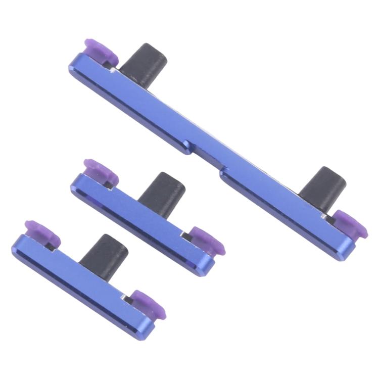 For Motorola Edge 60 Pro 10pairs Power Button and Volume Control Button (Blue) - Others by buy2fix | Online Shopping UK | buy2fix