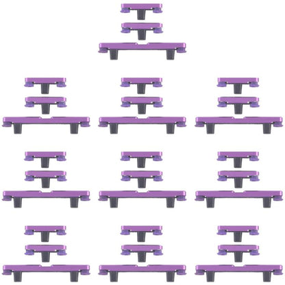 For Motorola Edge 60 Pro 10pairs Power Button and Volume Control Button (Purple) - Others by buy2fix | Online Shopping UK | buy2fix