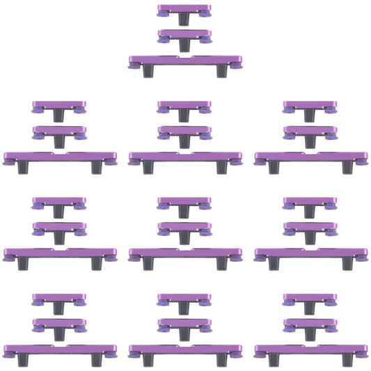 For Motorola Edge 60 Pro 10pairs Power Button and Volume Control Button (Purple) - Others by buy2fix | Online Shopping UK | buy2fix