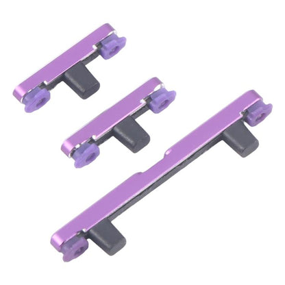 For Motorola Edge 60 Pro 10pairs Power Button and Volume Control Button (Purple) - Others by buy2fix | Online Shopping UK | buy2fix