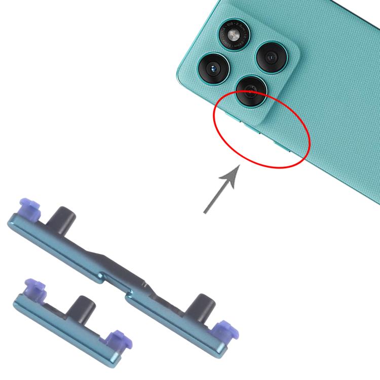 For Motorola Edge 60 Fusion 10pairs Power Button and Volume Control Button (Green) - Others by buy2fix | Online Shopping UK | buy2fix