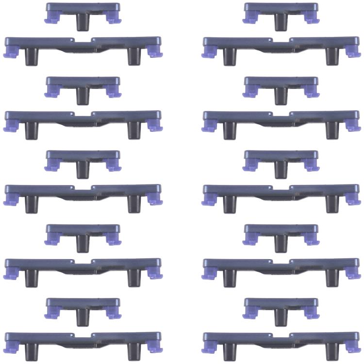 For Motorola Edge 60 Fusion 10pairs Power Button and Volume Control Button (Blue) - Others by buy2fix | Online Shopping UK | buy2fix