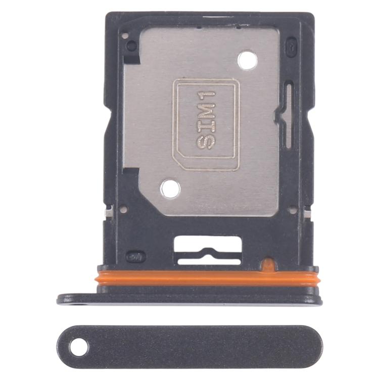 For Nothing CMF Phone 2 Pro SIM Card Tray + SIM Card Tray / Micro SD Card Tray (Black) - For Nothing by buy2fix | Online Shopping UK | buy2fix