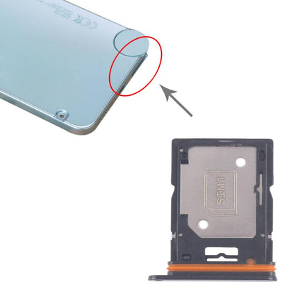 For Nothing CMF Phone 2 Pro SIM Card Tray + SIM Card Tray / Micro SD Card Tray (Black) - For Nothing by buy2fix | Online Shopping UK | buy2fix