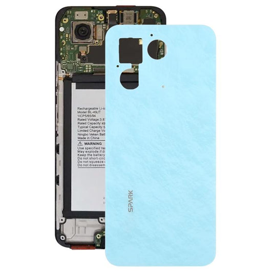 For Tecno Pova 6 Neo 5G Original Back Cover(Blue) - Back Cover by buy2fix | Online Shopping UK | buy2fix