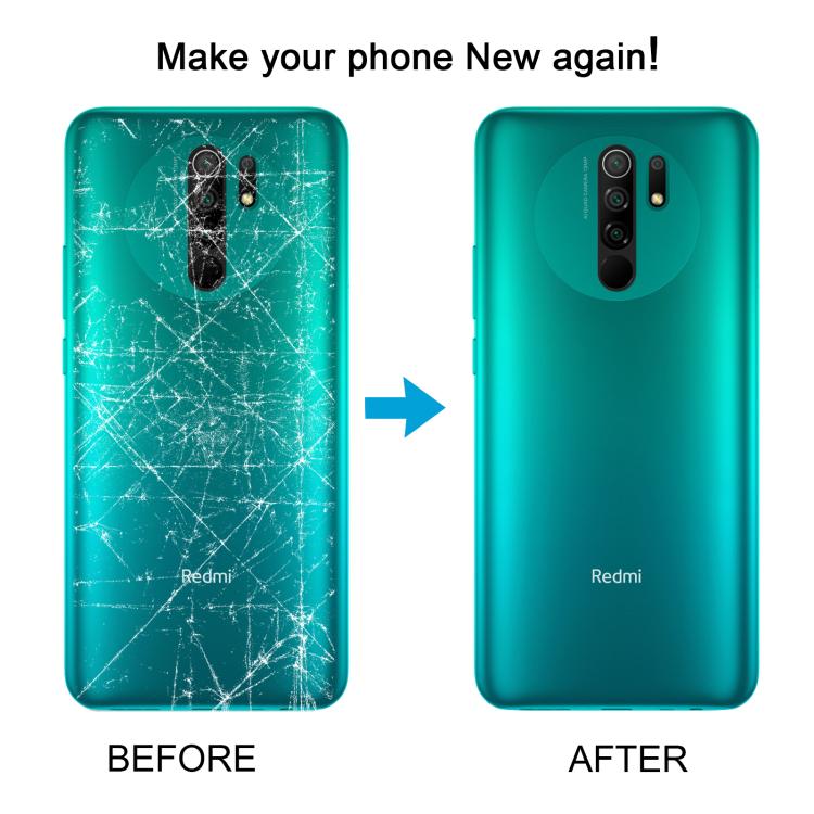 For Xiaomi Redmi 9 Prime OEM Plastic Back Cover(Gray) - Back Cover by buy2fix | Online Shopping UK | buy2fix