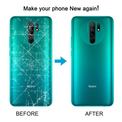 For Xiaomi Redmi 9 Prime OEM Plastic Back Cover(Gray) - Back Cover by buy2fix | Online Shopping UK | buy2fix