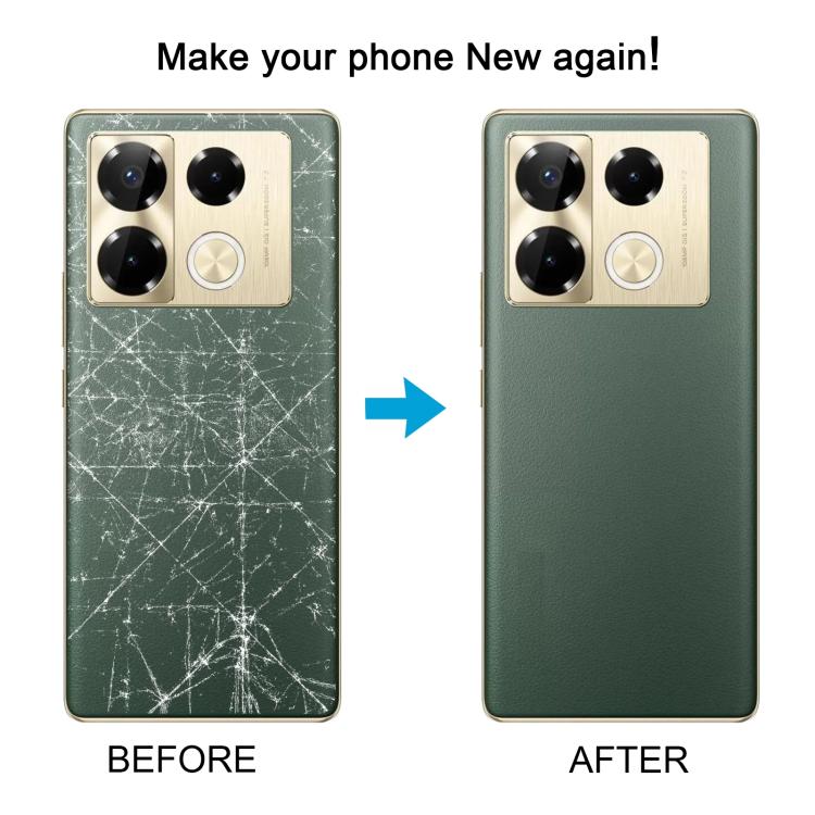 For Infinix Note 40 Pro 4G X6850 Original Back Cover(Green) - Back Cover by buy2fix | Online Shopping UK | buy2fix