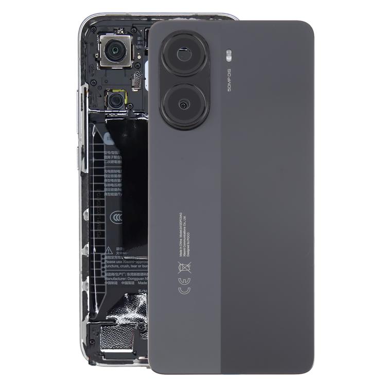 For Xiaomi Poco X7 Pro Original Back Cover(Black) - Back Cover by buy2fix | Online Shopping UK | buy2fix