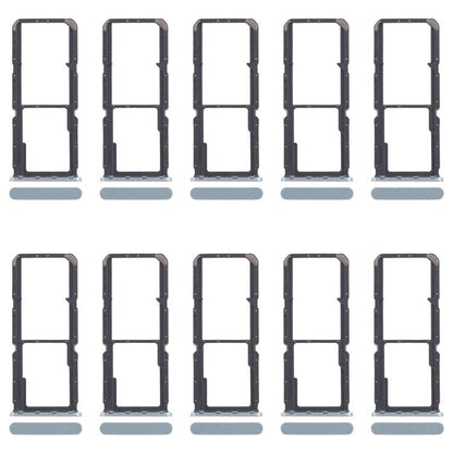 For OPPO A60 4G CPH2631 10pcs Original SIM Card Tray + SIM Card Tray + Micro SD Card Tray (Green) - Card Tray by buy2fix | Online Shopping UK | buy2fix