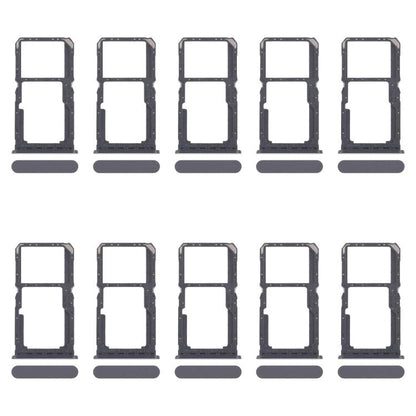 For OPPO A80 5G CPH2639 10pcs Original SIM Card Tray + SIM Card Tray / Micro SD Card Tray (Black) - Card Tray by buy2fix | Online Shopping UK | buy2fix
