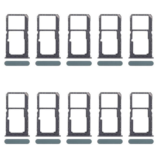 For OPPO A80 5G CPH2639 10pcs Original SIM Card Tray + SIM Card Tray / Micro SD Card Tray (Green) - Card Tray by buy2fix | Online Shopping UK | buy2fix