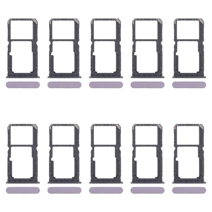 For OPPO A80 5G CPH2639 10pcs Original SIM Card Tray + SIM Card Tray / Micro SD Card Tray (Purple) - Card Tray by buy2fix | Online Shopping UK | buy2fix
