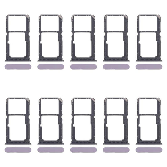For OPPO A80 5G CPH2639 10pcs Original SIM Card Tray + SIM Card Tray / Micro SD Card Tray (Purple) - Card Tray by buy2fix | Online Shopping UK | buy2fix