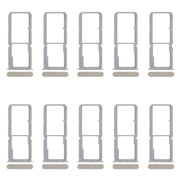 For OPPO Reno7 4G CPH2363 10pcs Original SIM Card Tray + SIM Card Tray + Micro SD Card Tray (Green) - Card Tray by buy2fix | Online Shopping UK | buy2fix
