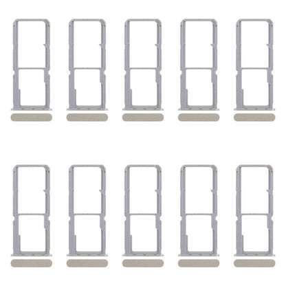 For OPPO Reno7 4G CPH2363 10pcs Original SIM Card Tray + SIM Card Tray + Micro SD Card Tray (Green) - Card Tray by buy2fix | Online Shopping UK | buy2fix