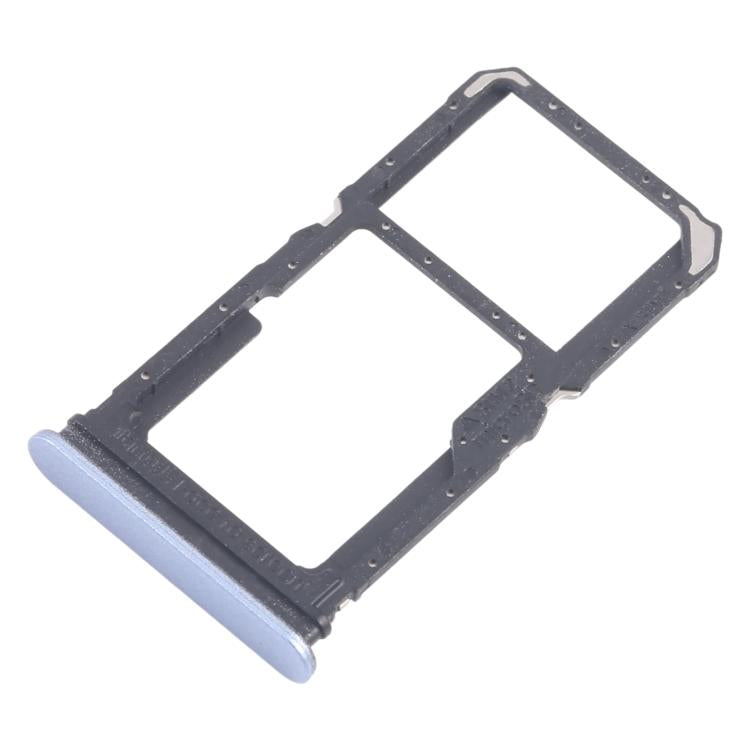 For OPPO F25 Pro 10pcs Original SIM Card Tray + SIM Card Tray / Micro SD Card Tray (Blue) - Card Tray by buy2fix | Online Shopping UK | buy2fix