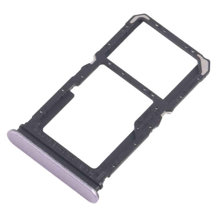 For OPPO Reno11 F CPH2603 10pcs Original SIM Card Tray + SIM Card Tray / Micro SD Card Tray (Pink) - Card Tray by buy2fix | Online Shopping UK | buy2fix