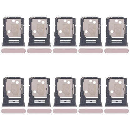 For OPPO Reno12 Pro CPH2629 10pcs Original SIM Card Tray + SIM Card Tray / Micro SD Card Tray (Pink) - Card Tray by buy2fix | Online Shopping UK | buy2fix