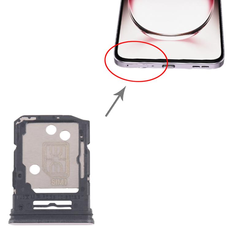 For OPPO Reno12 Pro CPH2629 10pcs Original SIM Card Tray + SIM Card Tray / Micro SD Card Tray (Pink) - Card Tray by buy2fix | Online Shopping UK | buy2fix