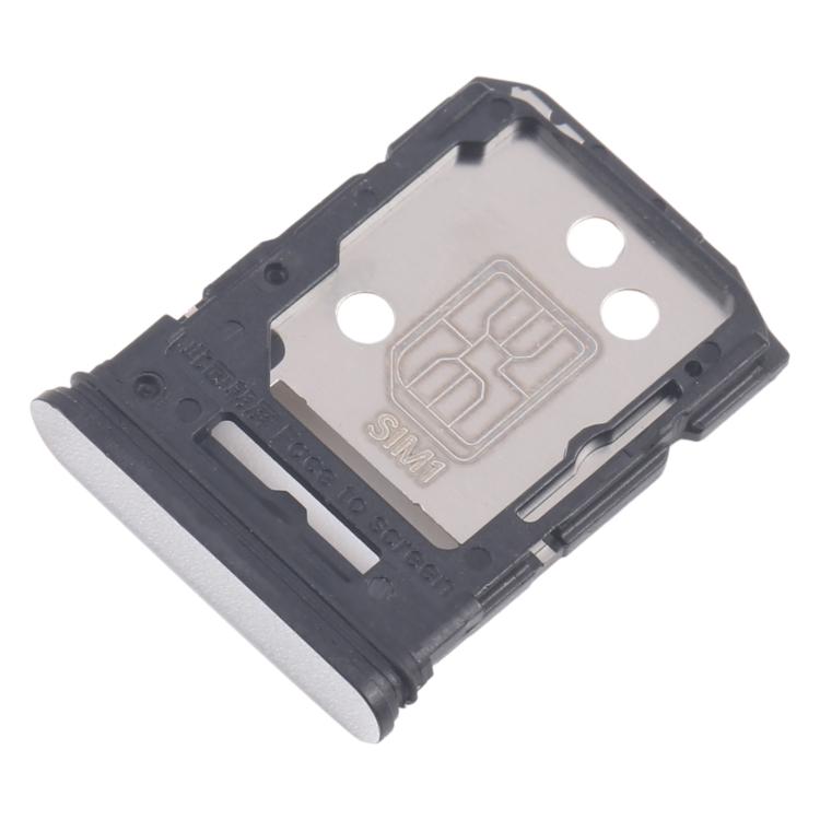 For OPPO Reno12 5G CPH2625 10pcs Original SIM Card Tray + SIM Card Tray / Micro SD Card Tray (Silver) - Card Tray by buy2fix | Online Shopping UK | buy2fix
