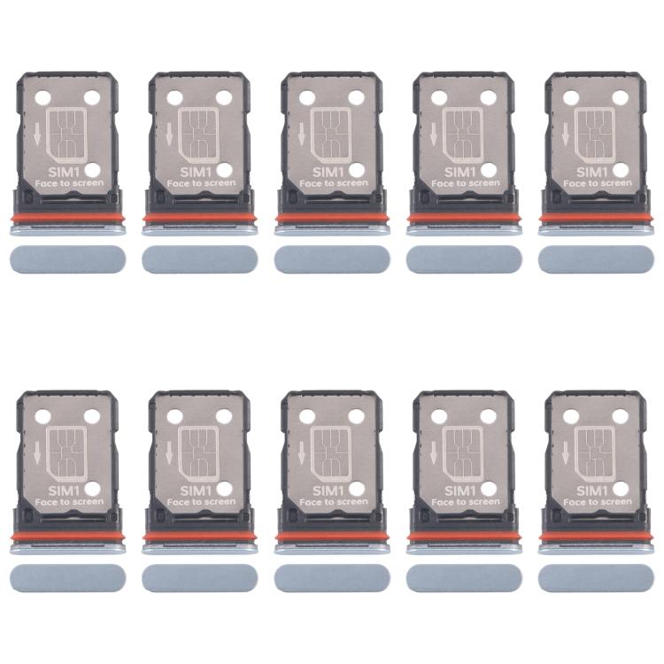 For OPPO F29 10pcs Original SIM Card Tray + SIM Card Tray (Blue) - Card Tray by buy2fix | Online Shopping UK | buy2fix