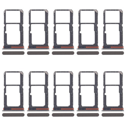 For OPPO A5 Energy 10pcs Original SIM Card Tray + SIM Card Tray / Micro SD Card Tray (Gold) - Card Tray by buy2fix | Online Shopping UK | buy2fix