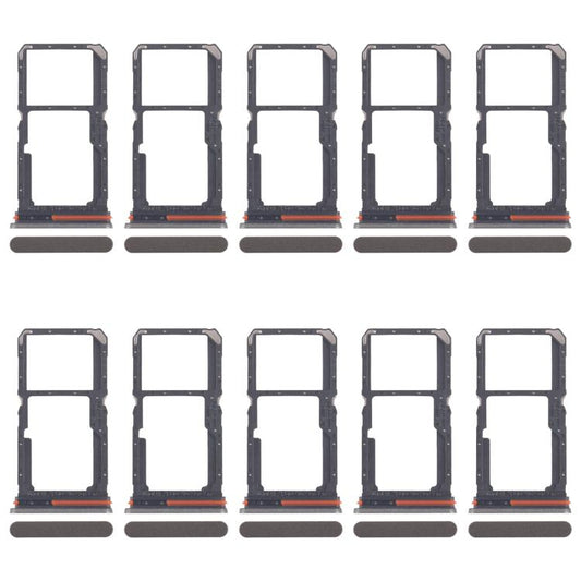 For OPPO A5 Energy 10pcs Original SIM Card Tray + SIM Card Tray / Micro SD Card Tray (Gold) - Card Tray by buy2fix | Online Shopping UK | buy2fix