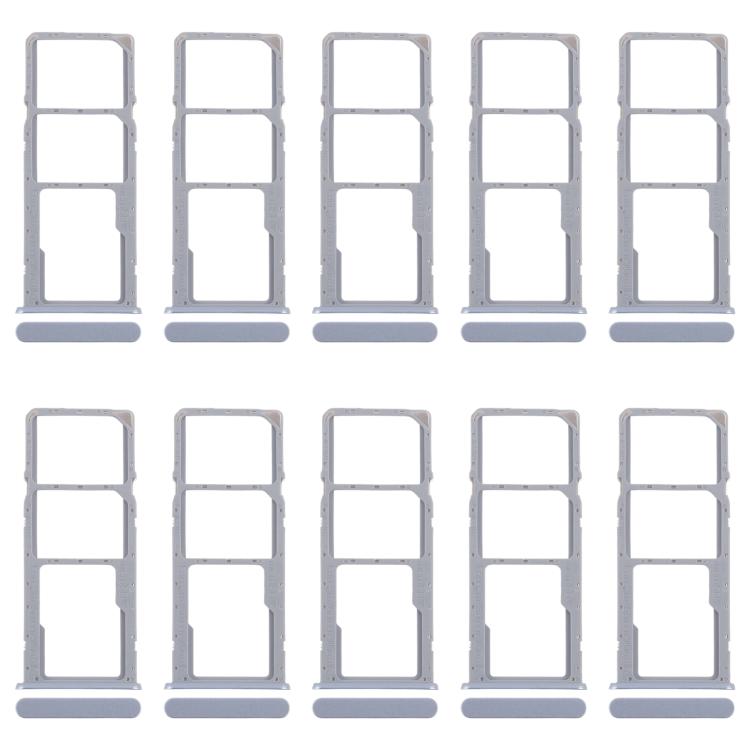 For Realme Note 50 RMX3834 10pcs Original SIM Card Tray + SIM Card Tray + Micro SD Card Tray (Pink) - Card Tray by buy2fix | Online Shopping UK | buy2fix