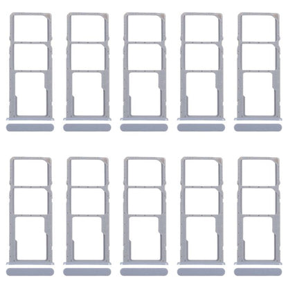 For Realme C51 RMX3830 10pcs Original SIM Card Tray + SIM Card Tray + Micro SD Card Tray (Pink) - Card Tray by buy2fix | Online Shopping UK | buy2fix