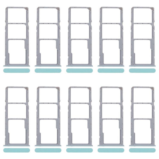 For Realme C51 RMX3830 10pcs Original SIM Card Tray + SIM Card Tray + Micro SD Card Tray (Green) - Card Tray by buy2fix | Online Shopping UK | buy2fix