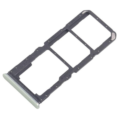 For Realme Note 60x 4G RMX3938 10pcs Original SIM Card Tray + SIM Card Tray + Micro SD Card Tray (Green) - Card Tray by buy2fix | Online Shopping UK | buy2fix