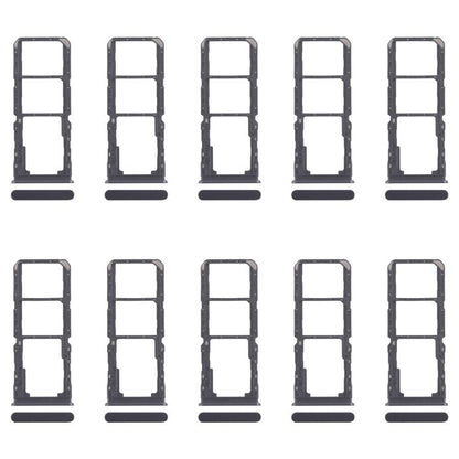 For Realme Note 60x 4G RMX3938 10pcs Original SIM Card Tray + SIM Card Tray + Micro SD Card Tray (Purple) - Card Tray by buy2fix | Online Shopping UK | buy2fix